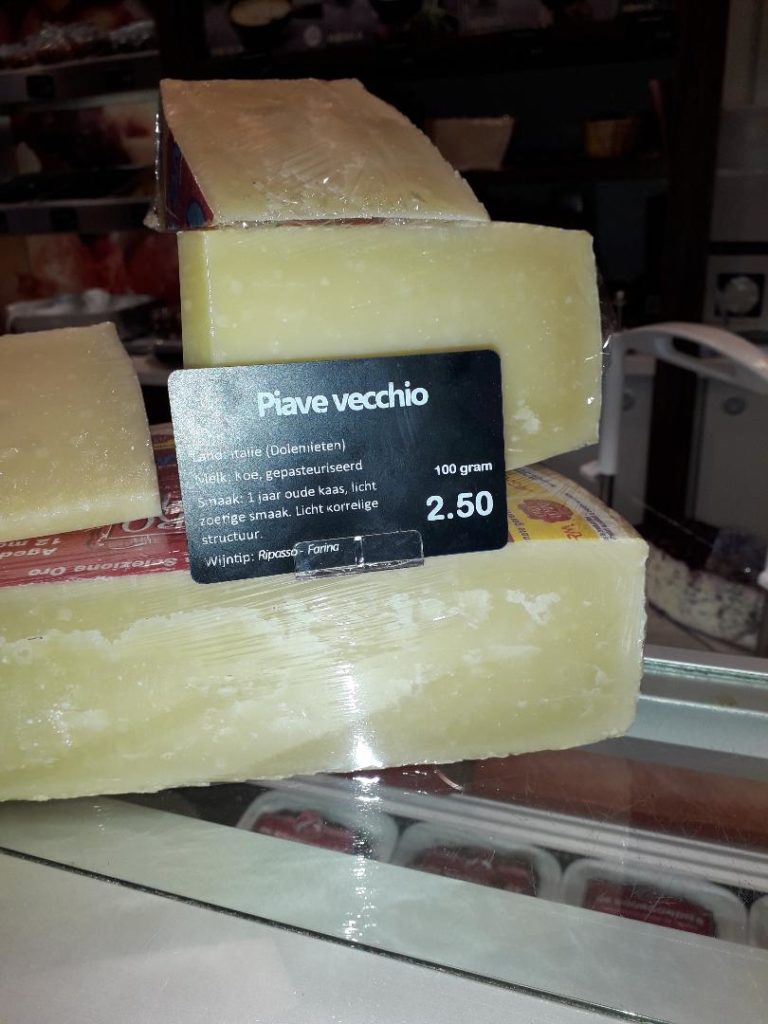 Piave Italiaanse kaas