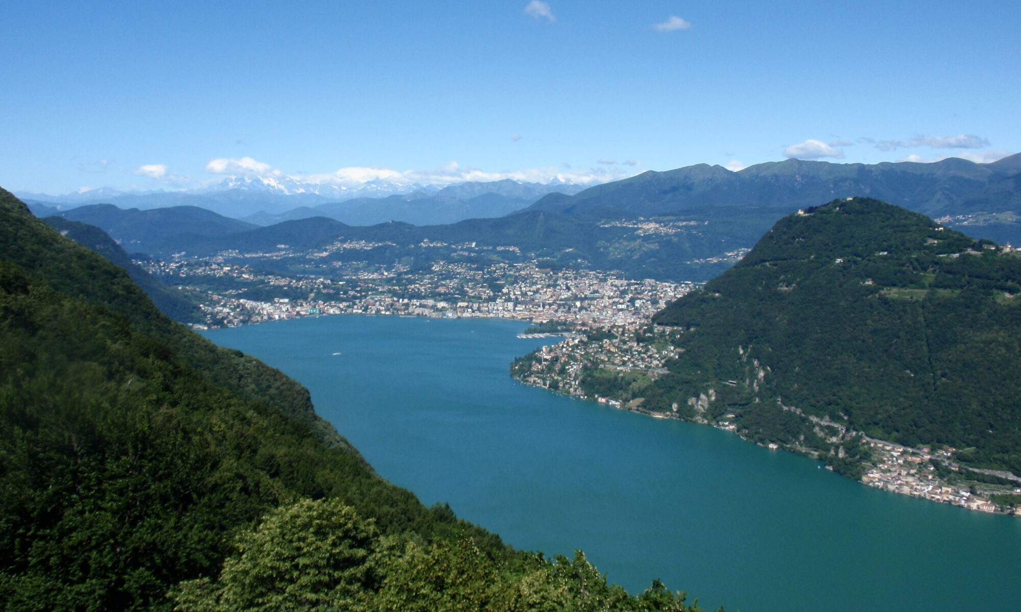 Het meer van Lugano. Foto: Lotje Lomme