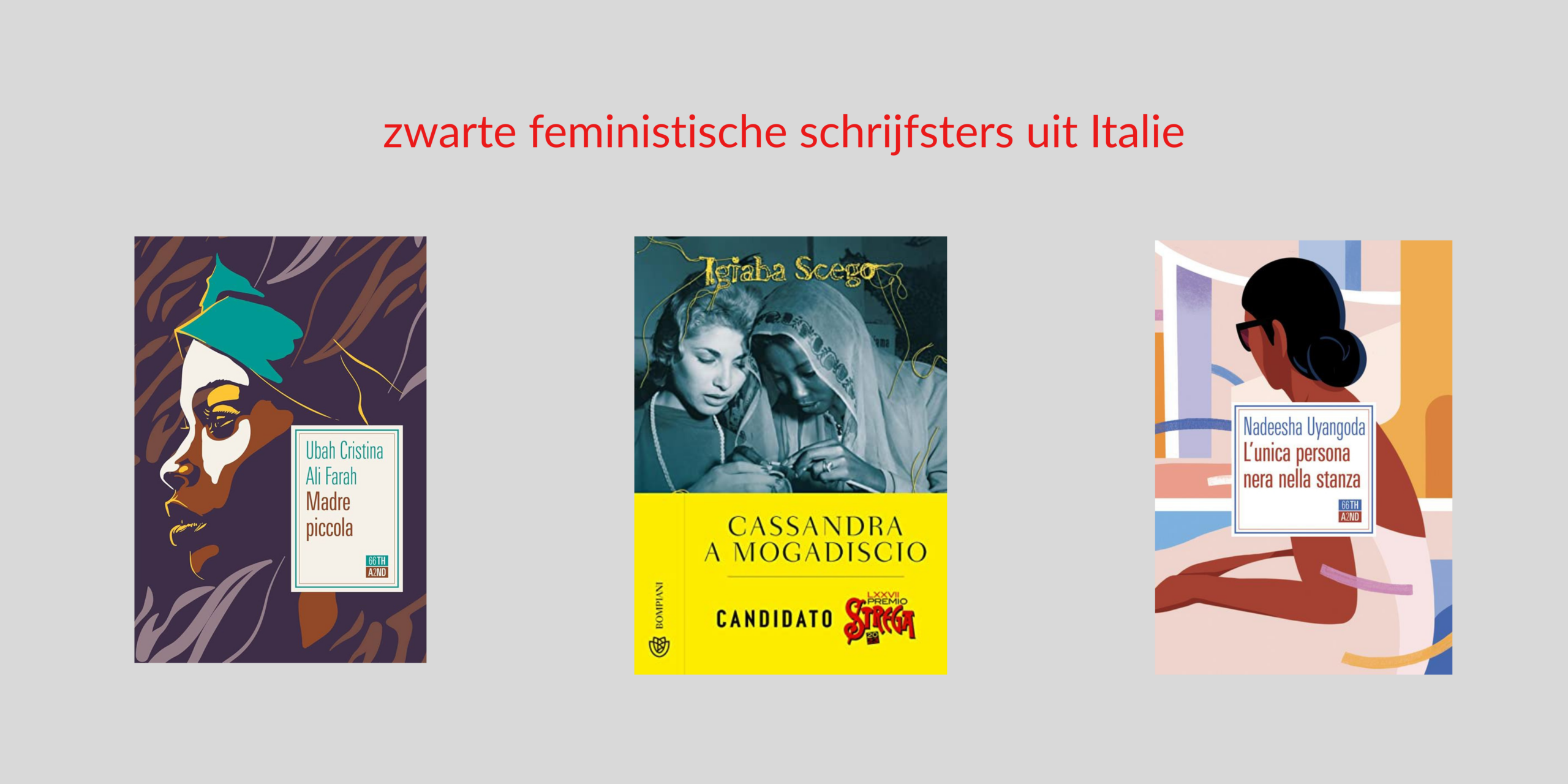 3 zwarte Italiaanse feministes